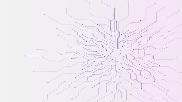 Futuristic Abstract Digital Circuit Board Network Background vector