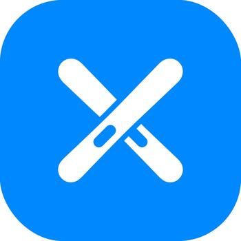 Minimalist Rounded Square Cross Sign Symbol Shape Icon Design vector