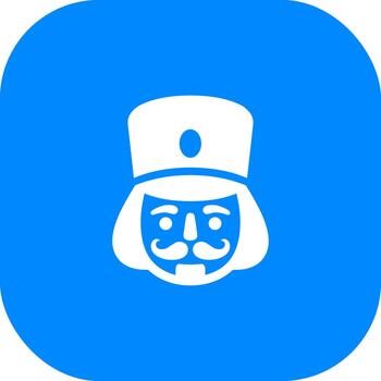 plano detallado cascanueces cabeza personaje festivo diseño elemento ilustración vector