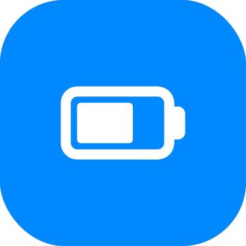 moderno minimalista batería nivel indicador símbolo plano icono diseño vector