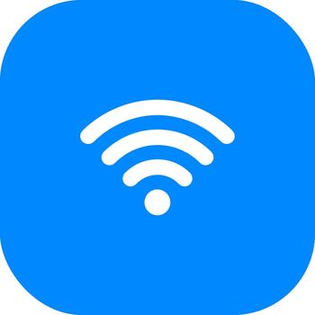 Modern Flat Design Wifi Signal Strength Internet Connection Wireless Icon vector