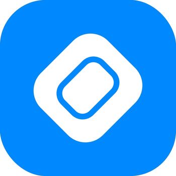 moderno minimalista redondeado cuadrado forma resumen antecedentes icono vector