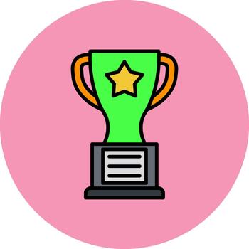 Trophy Clean Pattern Element vector