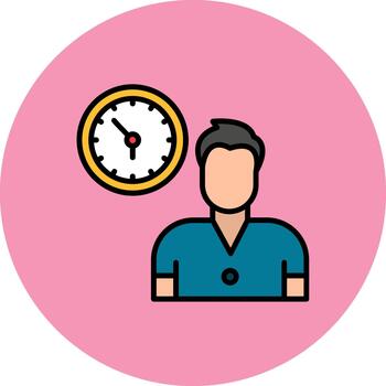 trabajando horas ligero cuadrícula fragmento vector