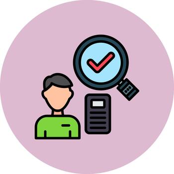 Applicant Vivid Color Element vector