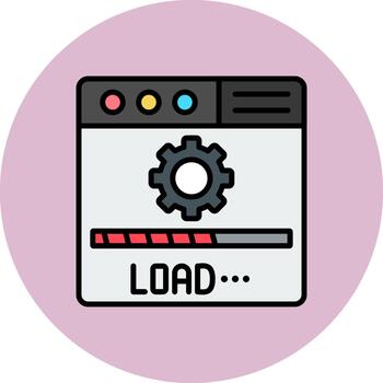 carga suave sombra elemento vector