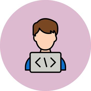 Programmer High-Tech Shape Pattern vector