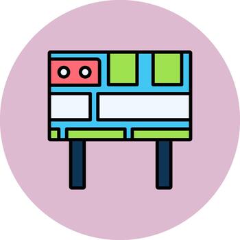 Road Map Soft Pixel Texture vector