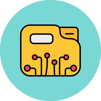 carpeta mínimo curva bloquear vector