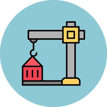 Container Artistic Grid Feature vector