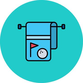 Towel Dynamic Color Fragment vector