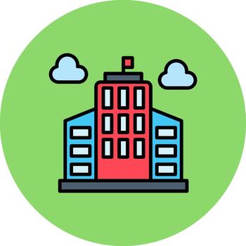 Architecture And City Polished Render Shape vector