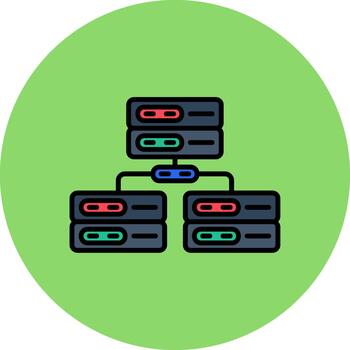 Big Data Light Grid Fragment vector