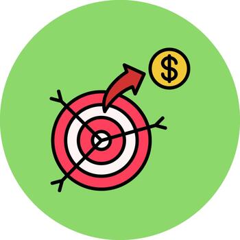 Dartboard Smooth Motion Form vector