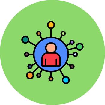 Connection Light Grid Fragment vector