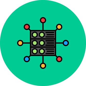 datos red mínimo curva bloquear vector