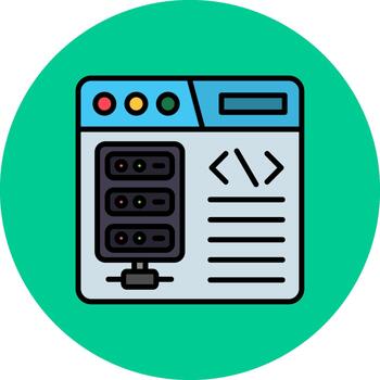 base de datos Delgado línea modelo vector