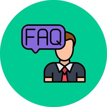 Faq Subtle Stroke Patch vector
