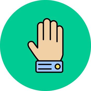 mano agudo hacer textura vector