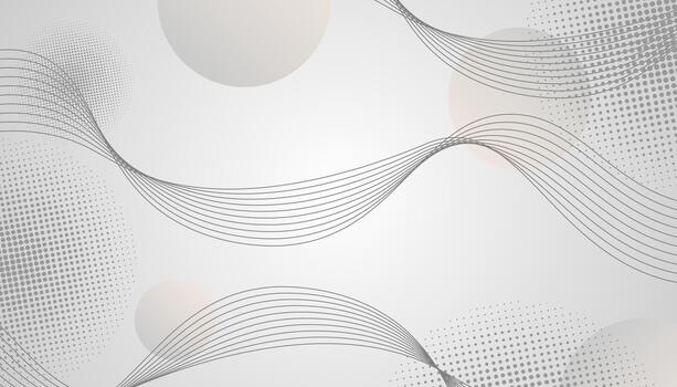Abstract Background with Lines, Dots, and Spheres vector