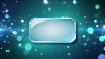 professionell glansig namn märka bakgrund med blå till kricka lutning och avrundad belysning mjuk elegant presentation video