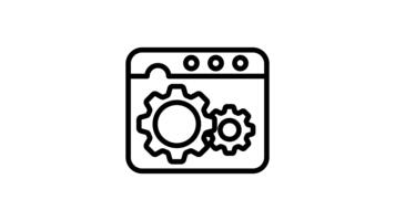 animado codificación automatización proceso ventana video