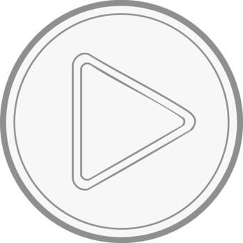 jugar botón con sencillo diseño comienzo funcionalidad para medios de comunicación reproducción y digital interfaz utilizar vector