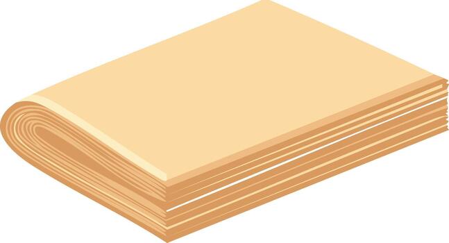 apilar de papel documento hojas minimalista ilustración isométrica ver vector