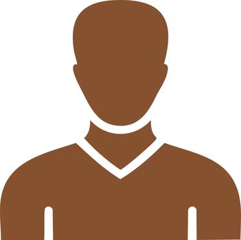 Person Avatar Icon Representation of a Generic User or Profile vector