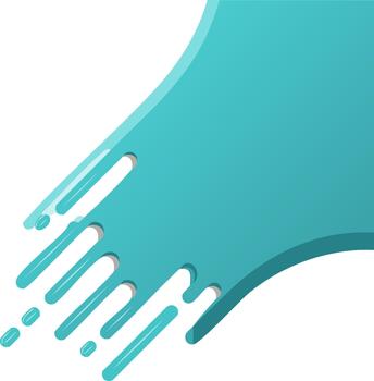 resumen turquesa salpicar elemento gráfico diseño ilustración con geométrico formas y gotea vector