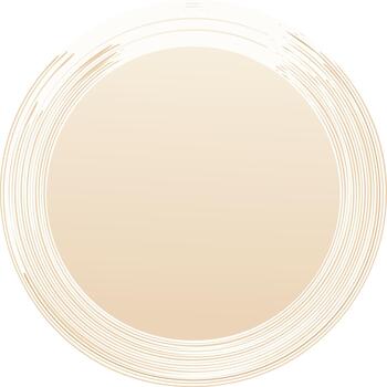 zen circulo pincelada marco con degradado llenar minimalista diseño vector