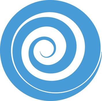 ligero azul circular remolino patrón, resumen diseño, en espiral forma en movimiento vector