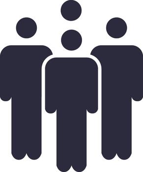 Group of people connecting creating social community network vector