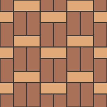 Geometric interlocking rectangle tile pattern background vector