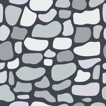 Seamless light gray stone texture pattern background vector