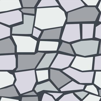 Seamless irregular geometric pattern creating stone texture background vector