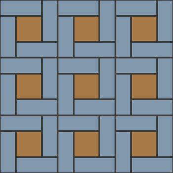 Geometric abstract seamless pattern with interlocking squares vector