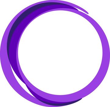 púrpura circulo marco resumen gráfico diseño elemento vector