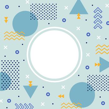 resumen geométrico formas memphis estilo antecedentes generando Copiar espacio vector