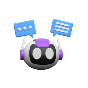 robot assistente che rappresentano artificiale intelligenza comunicazione, 3d illustrazione png