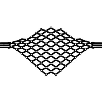 resumen geométrico enrejado estructura en con conectado circular nodos formando un diamante forma extensión hacia fuera simétricamente vector