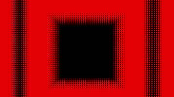 nero con rosso piazza vj ciclo continuo animazione video