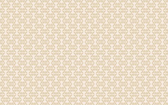 Geometric Seamless pattern. Modern gold background with stylized fan or seashell motifs in Art Deco stylized scallop tiling patterns For gift wrap, fabric, wallpaper, web vector