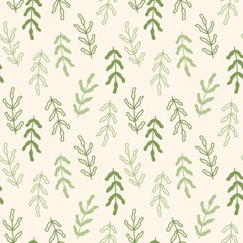 verde hojas sin costura modelo para tela vector