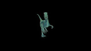 dinosauro a piedi animazione ciclo continuo davanti Visualizza video