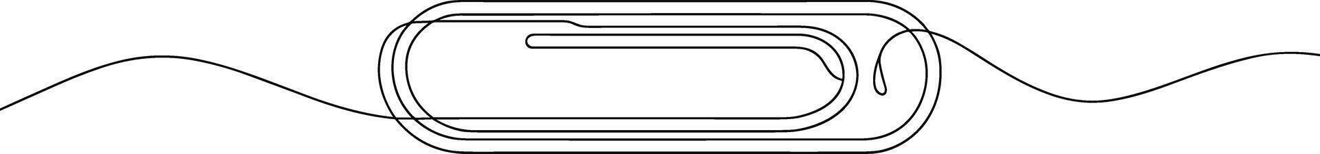 Black and white abstract shape with loops and curves vector