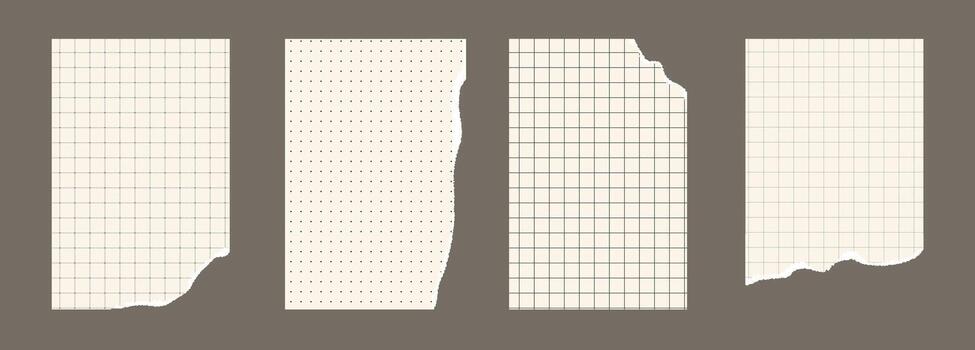 Pink Square Grid Sheet with Distressed Edge vector