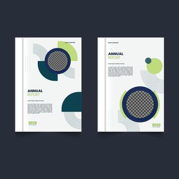 Template design for Brochure, AnnualReport, Magazine, Poster, Corporate Presentation, Portfolio, Flyer, infographic, layout modern with blue color size A4, Easy to use and edit. vector