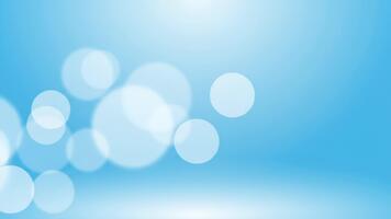 astratto blu sfondo con morbido bokeh luci suggerendo un' studio ambientazione. video