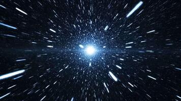 fantastisk hyperspace hoppa med vibrerande ljus ränder skapande en dynamisk och trogen resa bakgrund för din Nästa projekt, så visuellt lockande video